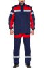 Костюм "Континент",куртка, п/к, т.синий с красным, с СВП (СОП)