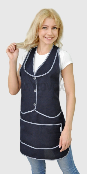 Фартук "Марта" т.-синий