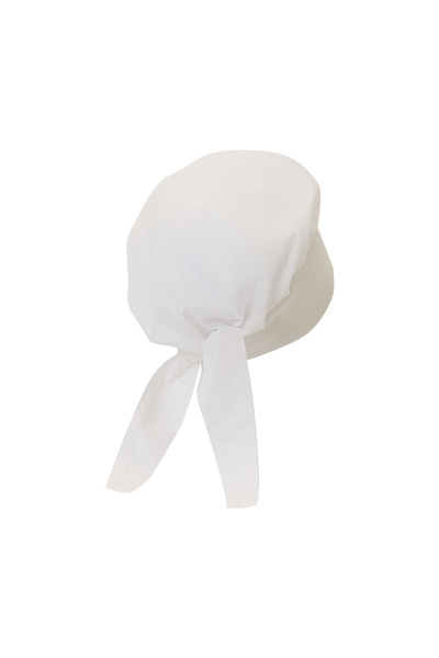Колпак поварской РИСТРЕТТО (Ristretto) белый, с завязками