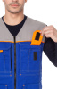 Жилет "Профессионал" василек светло-серый
