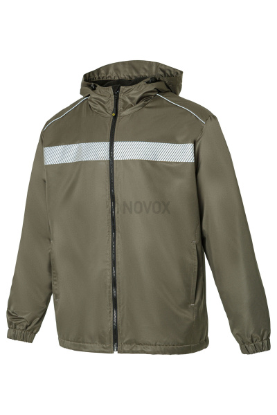 Ветровка КОТПРОФИ на флисе хаки