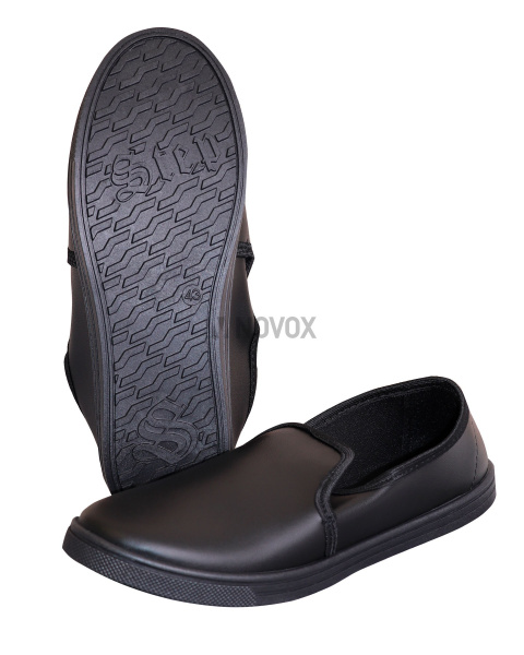 Тапочки-туфли рабочие, иск. кожа, ПВХ