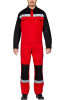 Костюм "Мастер-Люкс", куртка, п/к, красный с черным