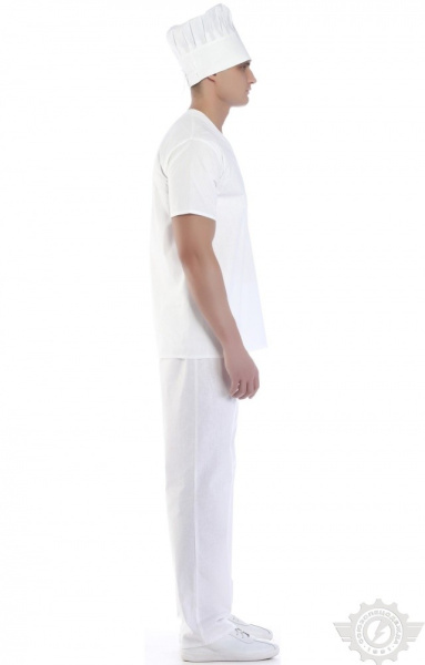 Костюм пекаря (куртка, брюки, колпак)