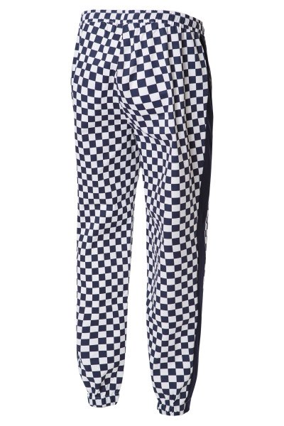Брюки РИСТРЕТТО ШЕФ джоггеры темно-синие/клетка крупная
