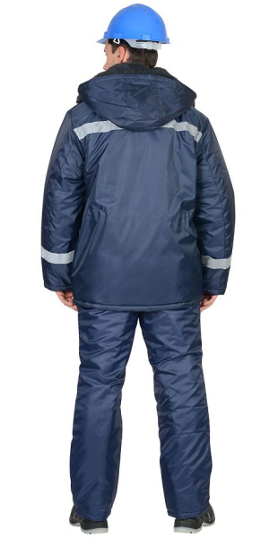 Куртка зимняя "СЕВЕР-4", т.синий, тк. Оксфорд