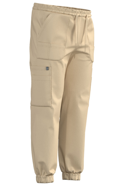 Джоггеры Эргофайв Актив (ERGOFIVE Active) EAPU03 серо-бежевые