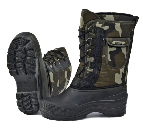 Сапоги комбинированные Милитари-Плюс (-40С) КМФ в ассортименте (в уп.12пар)