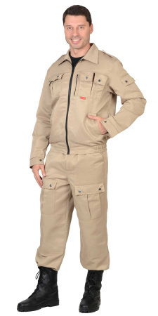 Костюм "Фрегат" куртка, брюки (тк. Грета 210) песочный