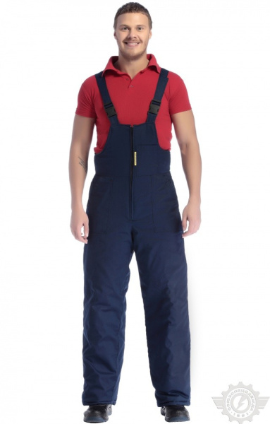 Полукомбинезон "Эксперт" зимний темно-синий