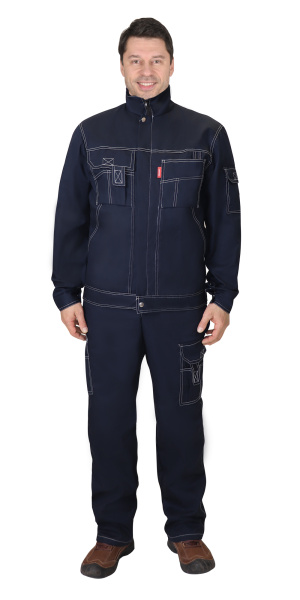 Костюм ПЛУТОН-РОСС куртка, брюки тёмно-синий