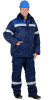 Костюм зимний "ТИТАН" куртка дл., полукомбинезон, цв. т.синий/василек