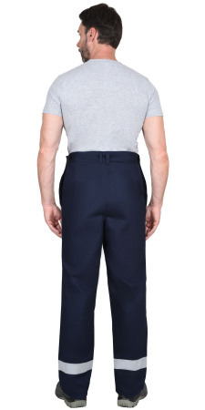 Костюм сварщика "ГЕРКУЛЕС" летний: куртка, брюки темно-синий и СОП