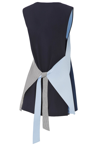 Фартук КЛИНПЛЕКС (CLINPLEX) ВИТА комбинированный полоска/т.синий/голубой