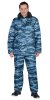 Костюм БЕЗОПАСНОСТЬ зимний: куртка, п/комб. КМФ серый вихрь