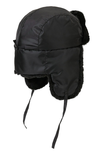 Шапка-ушанка зимняя цвет черный