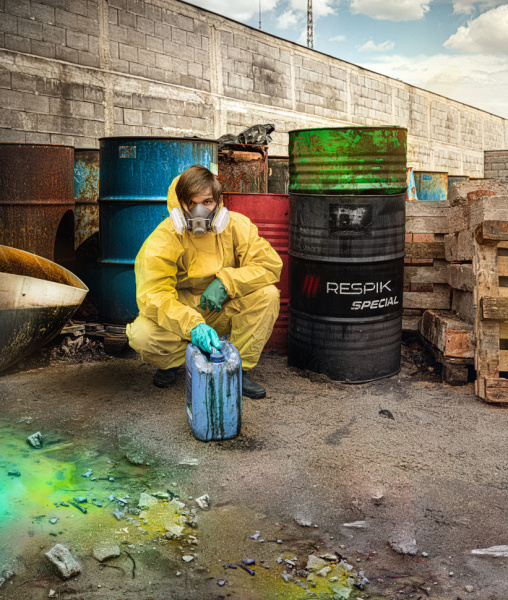 Комплект для защиты дыхания RESPIK® H800 А1В1Е1К1P2 R