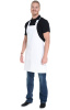 Фартук HORECA (ХОРЕКА) с нагрудником white (белый)