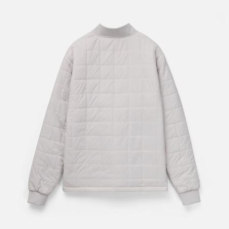 Куртка-бомбер унисекс Warmbridge, светло-серая