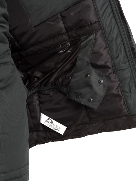 Костюм зимний «НордМен»,  куртка, п/к, серый/чёрный 