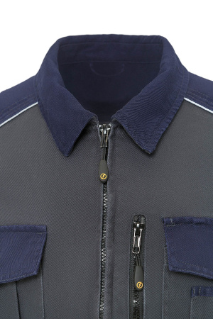 Костюм STATUS COTTON (СТАТУС КОТТОН) графит/т.синий, куртка, брюки