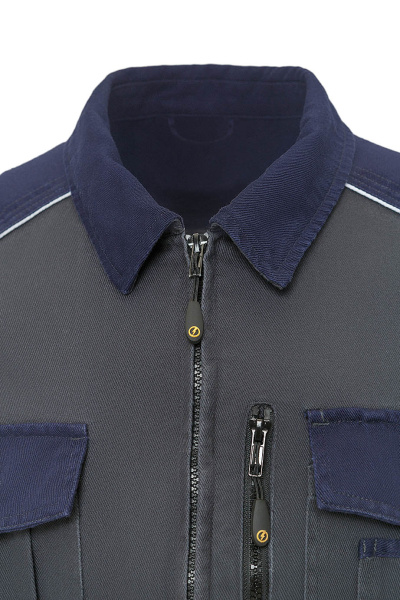 Костюм STATUS COTTON (СТАТУС КОТТОН) графит/т.синий, куртка, брюки