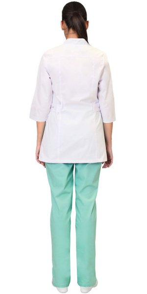 Костюм "ВЕРОНА" женский белый с мятным