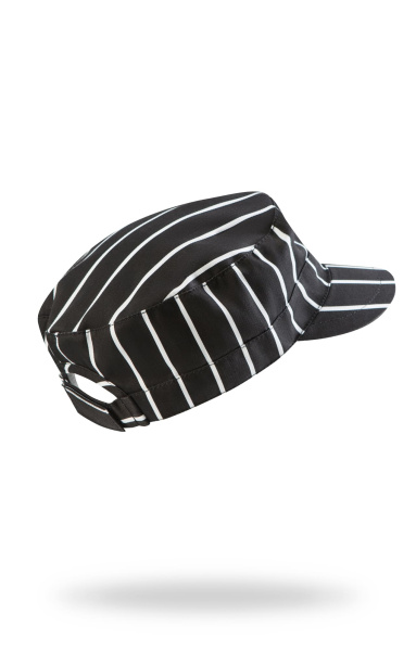 Кепи «El-Risto» MixColor BLACK (черный/белая полоска)