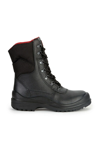 Ботинки с высокими берцами рабочие летние/демисезонные КЩС "Нитро МАКС" с КП цвет черный