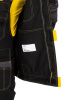 Костюм Профессионал-2 GENESIS (Генезис), куртка, п/к, черный-графит-желтый