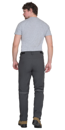 Брюки СПЕЙС софтшелл т.серые