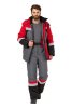 Костюм рабочий мужской зимний "Памир" цвет серый/черный/красный