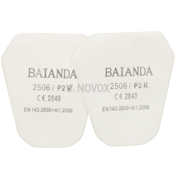 Предфильтр от пыли и аэрозолей BAIANDA 2506 P2R РОЗ (10 шт. в упаковке) (аналог 3М-5925)