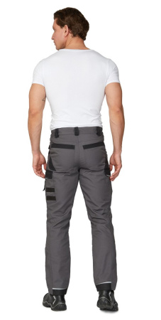 Брюки мужские "Сюрвейер" тёмно-серый/чёрный