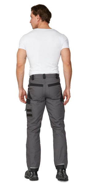 Брюки мужские "Сюрвейер" тёмно-серый/чёрный