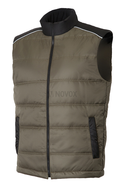 Жилет КОТПРОФИ утепленный хаки/черный