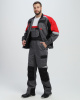Костюм Вектрон-2 (тк.Смесовая МВО,240) п/к, серый/черный/красный