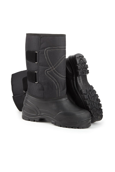 Сапоги мужские зимние утепленные "Оксфорд" цвет черный