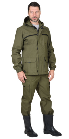 Куртка-штормовка ГЕО (п-но палаточн.пл.260), хаки
