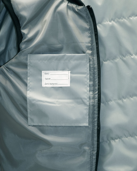 Жилет утепленный МИШЛЕН универсальный серый на подкладке