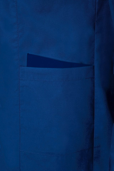 Халат ЭВЕЛИН с длинным рукавом женский василек/темно-синий