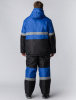 Костюм зимний "Мегрес-2" СОП (тк.OxLine,90) п/к, васильковый/черный