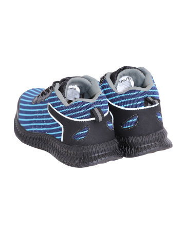 Кроссовки СИРИУС-ОРИОН нейлон, ПКП, Резина, синие с черным