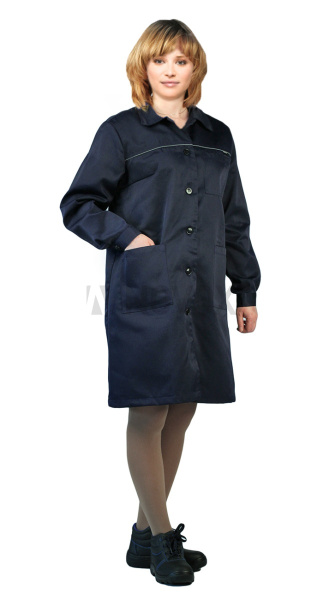 Халат женский Валент, т.синий