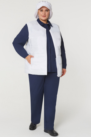  Жилет ЭЙЧ ЛАЙН утепленный женский белый