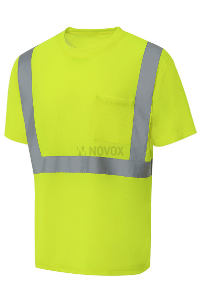 Футболка КОТПРОФИ (KOTPROFI) сигнальная с СВП лимонная