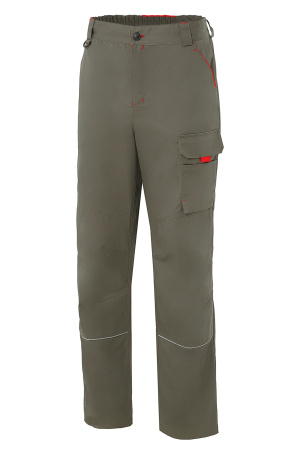 Костюм НЭКСТ (NEXT), куртка с отстегивающимися рукавами, брюки, хаки/красный