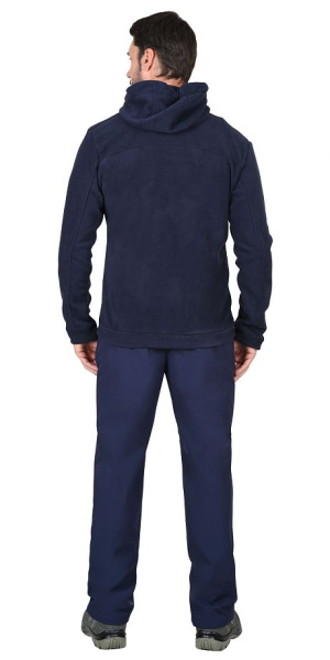 Куртка флисовая "Меркурий" темно-синяя (ЧЗ)