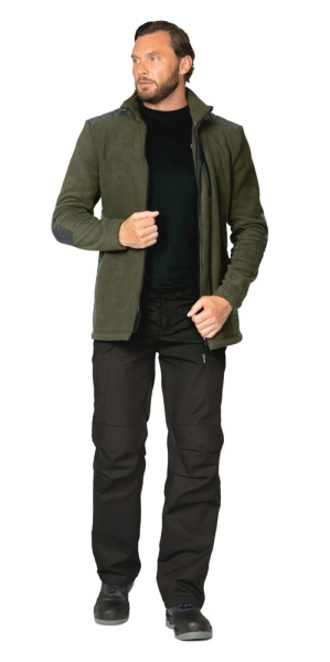 Куртка "Кеми" флисовая без капюшона хаки