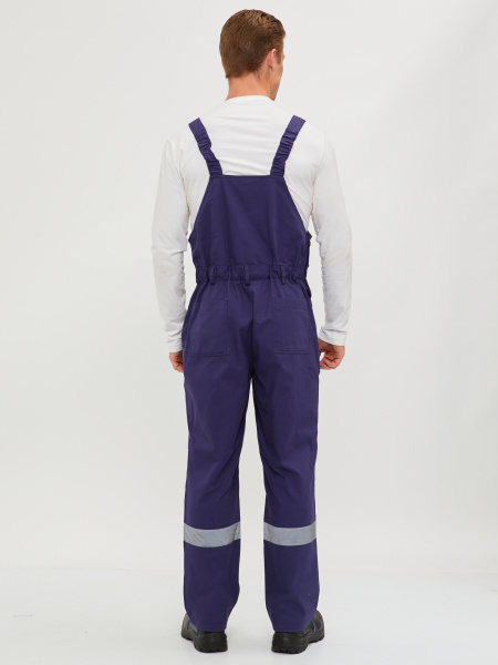 Костюм летний ВЕКТОР, куртка, п/к, т.синий/василек, СОП 50 мм, 255 г/м2, МВО